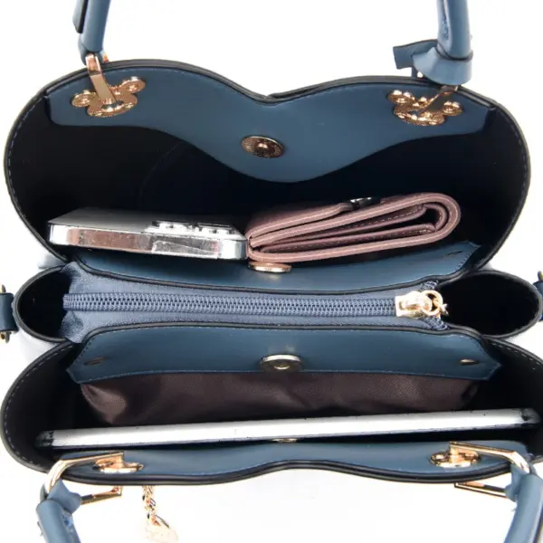 Splicing pattern luxury designer tote bag - Image 8