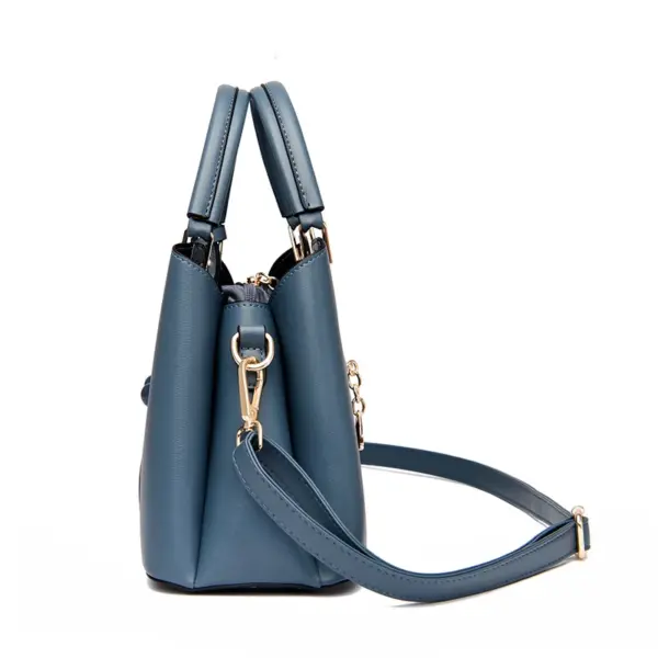 Splicing pattern luxury designer tote bag - Image 9