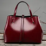 Vintage classic oil wax leather tote bag - Image 11