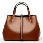 Vintage classic oil wax leather tote bag