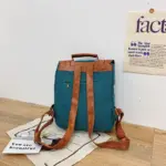Contrast color large capacity backpack - Image 4