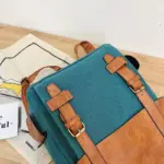 Contrast color large capacity backpack - Image 6