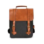 Contrast color large capacity backpack
