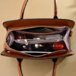 Crocodile embossed vintage women tote bag - Image 6