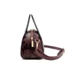 Flower embossed vintage tote bag - Image 2