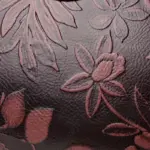 Flower embossed vintage tote bag - Image 4