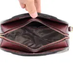 Flower embossed vintage tote bag - Image 13
