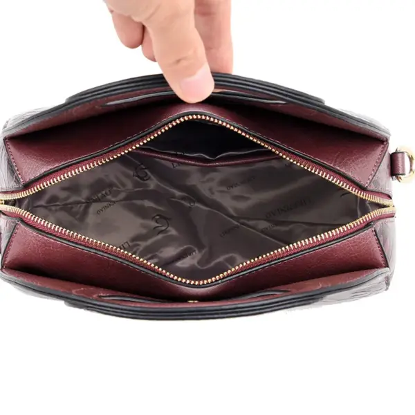 Flower embossed vintage tote bag - Image 13