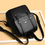 High quality elegant leather backpack - Image 11