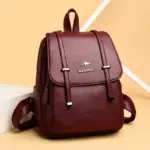 High quality elegant leather backpack - Image 12