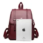 High quality elegant leather backpack - Image 3