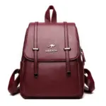 High quality elegant leather backpack
