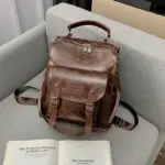 High quality vintage premium leather backpack - Image 9
