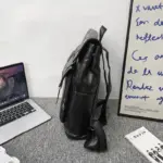 Large capacity multi pocket leather backpack - Image 11