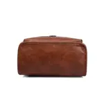 Large capacity oil wax leather backpack - Image 5
