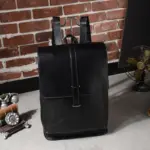 Large capacity oil wax leather backpack - Image 6