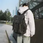Large capacity premium vintage leather backpack - Image 8