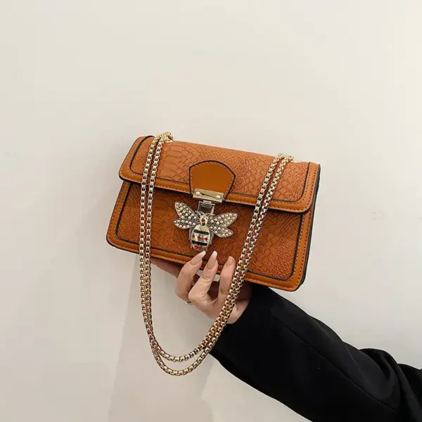 Little bee lock decor luxury chain bag - Image 7