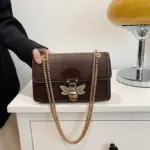 Little bee lock decor luxury chain bag - Image 2