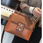 Matte flap high quality vintage designer bag - Image 7