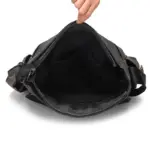 Mens vintage leather messenger bag - Image 9