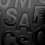 Modern letter indentation tote bag - Image 6