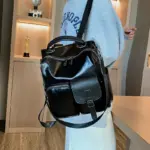 Premium multi pocket leather backpack - Image 15