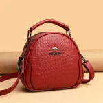 Round pattern croc curve designer bag - Image 8