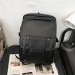 Vintage large capacity PU leather backpack - Image 2