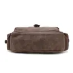 Vintage zipper closure mens messenger bag - Image 10
