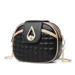 Lattice round designer handbag - Image 2