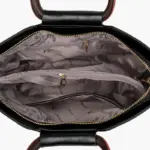 Round handle vintage croc tote bag - Image 14