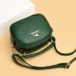 Stylish round croc curve designer bag - Image 10