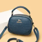 Stylish round croc curve designer bag - Image 11