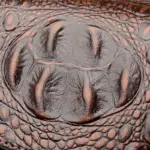Vintage luxury crocodile pattern shoulder bag - Image 15