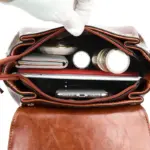 Vintage luxury crocodile pattern shoulder bag - Image 19