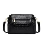 Vintage luxury crocodile pattern shoulder bag - Image 3