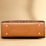 Vintage stylish crocodile tote bag - Image 9