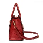 Classic croc embossed women tote bag - Image 5