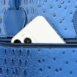 Classic crocodile pattern women tote bag - Image 11
