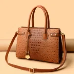 Classic crocodile pattern women tote bag - Image 18