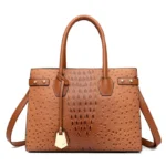 Classic crocodile pattern women tote bag