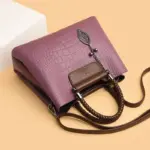 Croc embossed women tote bag - Image 13
