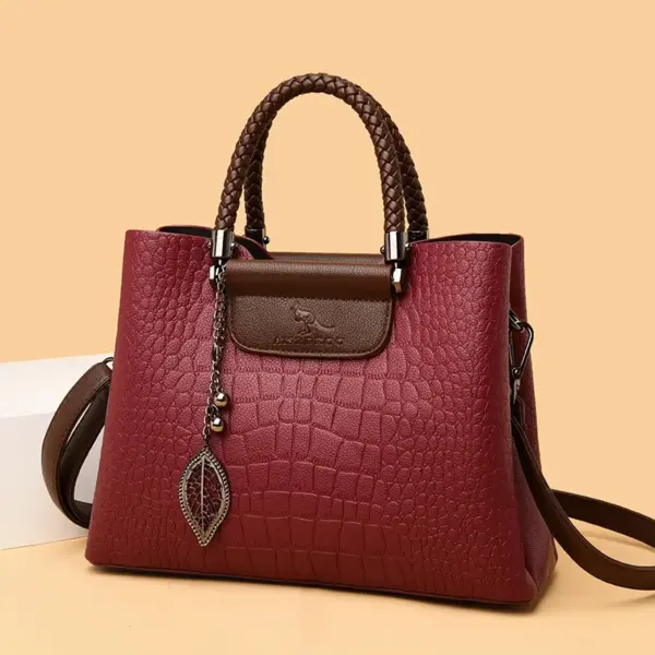 Croc embossed women tote bag - Image 15
