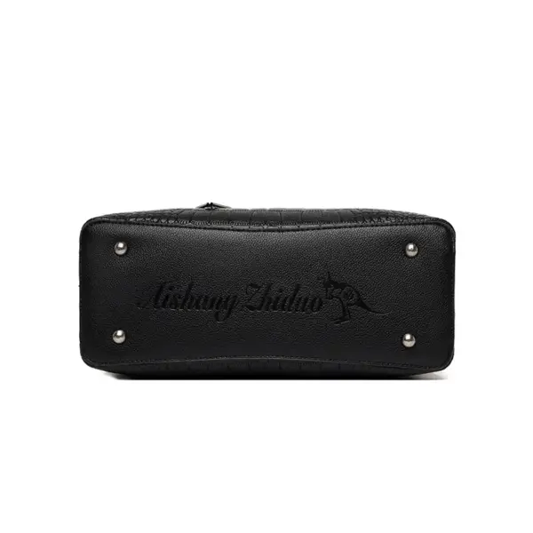 Croc embossed women tote bag - Image 4