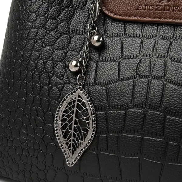 Croc embossed women tote bag - Image 9