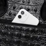 Crocodile luxury women tote bag - Image 10