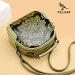 Flower embossed round pattern handbag - Image 13