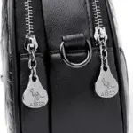 Flower embossed round pattern handbag - Image 16