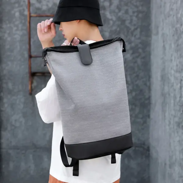 Large capacity non-woven fabric fashion backpack - Image 3